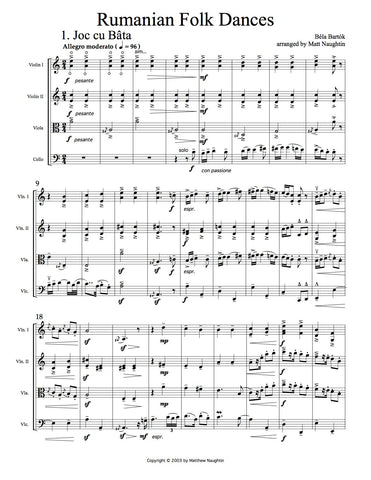 Romanian Folk Dances (Béla Bartók)