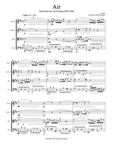 Air from Suite No. 3 in D major (J. S. Bach)