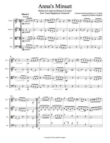 Anna's Minuet {Bach (Petzold)}