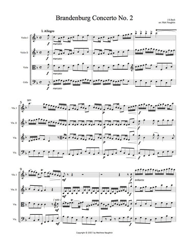 Brandenburg Concerto No.2, BWV 1047 (J. S. Bach)