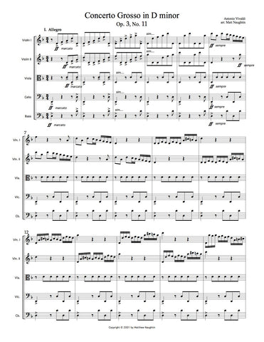 Concerto Grosso in D minor Op. 3, No. 11 (Antonio Vivaldi)