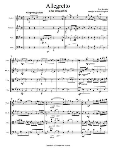 Allegretto in the Style of Boccherini (Fritz Kreisler)