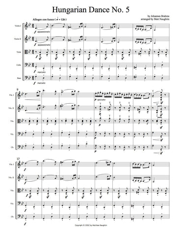Hungarian Dance No. 5 (Johannes Brahms)