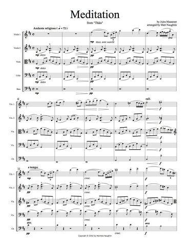 Meditation from "Thäis" (Jules Massenet)