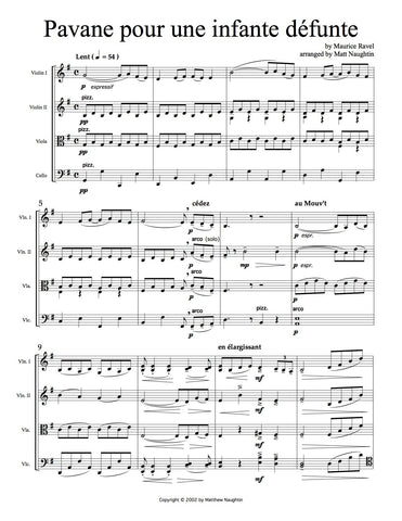 "Pavane pour une infante défunte" (Maurice Ravel)