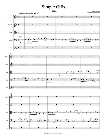 "Simple Gifts" Fugue (Brackett/Naughtin)