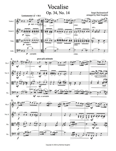 Vocalise (Sergei Rachmaninoff)