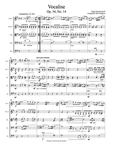 Vocalise (Sergei Rachmaninoff)