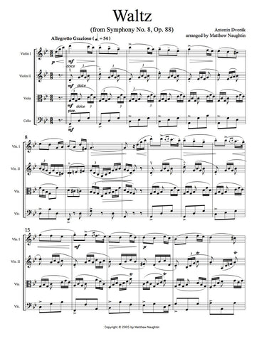 Waltz from Symphony No. 8 (Antonin Dvoràk)