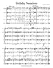 Birthday Variations for String Orchestra (Matthew Naughtin)
