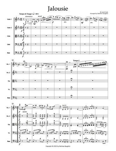 "Jalousie" Tango (Jacob Gade)