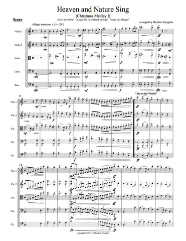 Heaven and Nature Sing (Christmas Medley I)