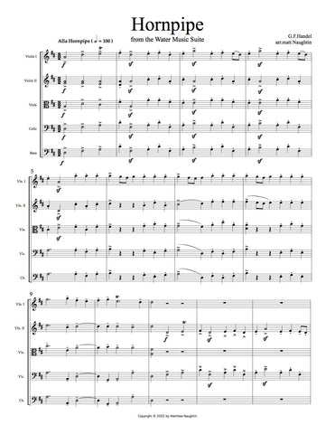 Hornpipe from the "Water Music" Suite (G. F. Handel)