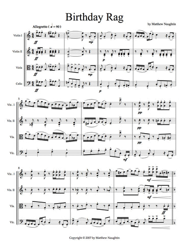 "Birthday" Rag (Matthew Naughtin)