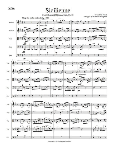 Sicilienne (Gabriel Fauré)