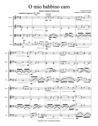 "O mio babbino caro" (Giacomo Puccini)