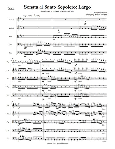 Largo from Sonata al Santo Sepolcro, RV 130 (Antonio Vivaldi)