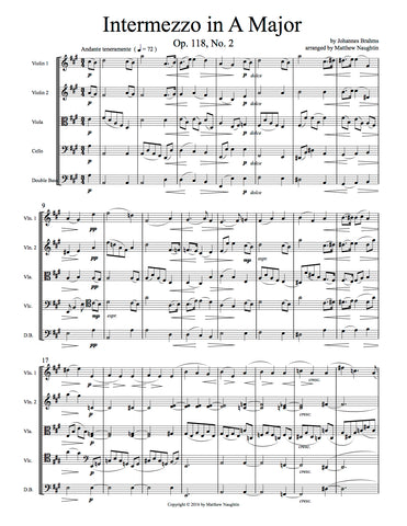 Intermezzo in A (Brahms)